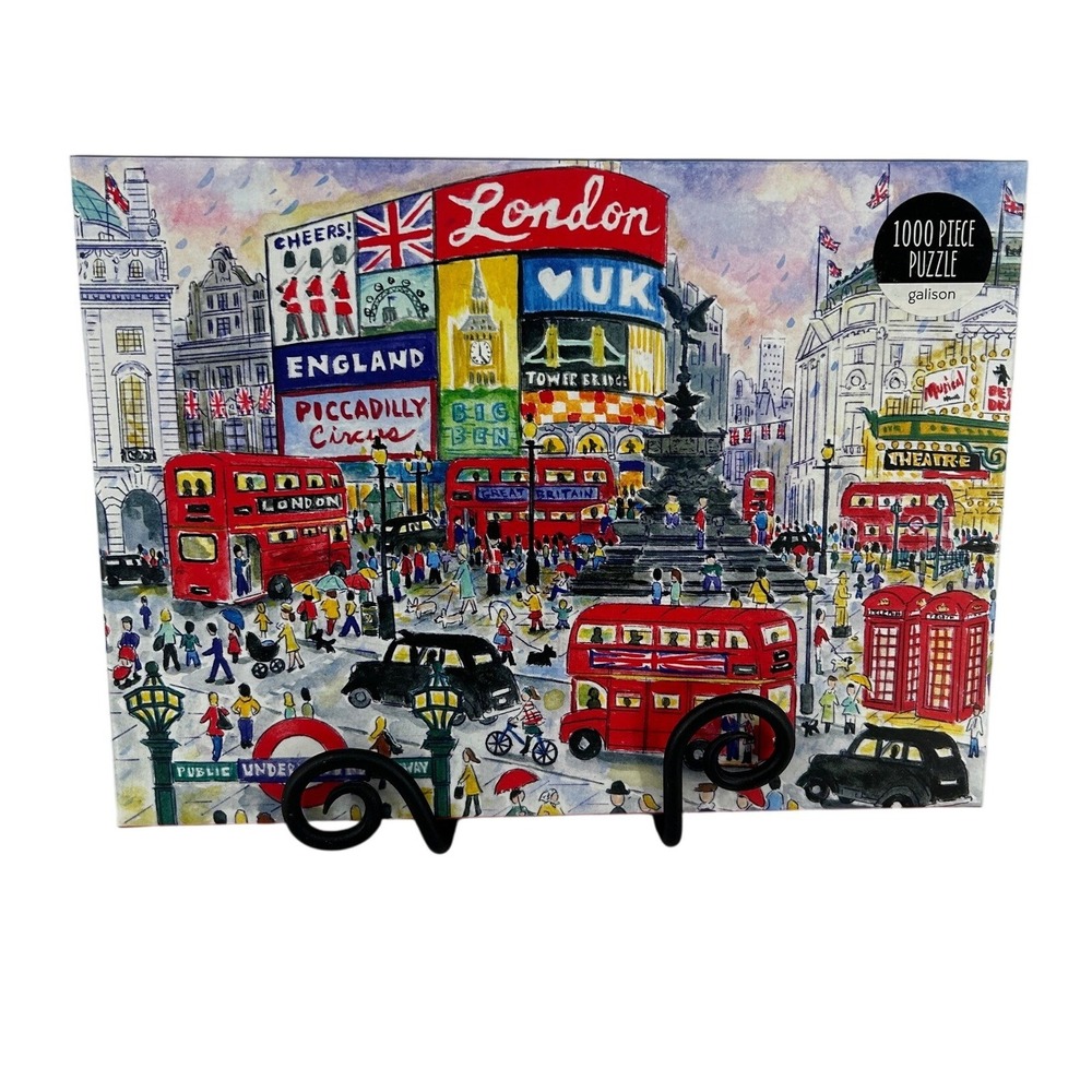 Galison London by Michael Storrings 1000 Piece Puzzle COMPLETE